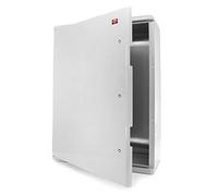 KOOP Elektro - Armadietto di distribuzione in ABS con bloccaggio, porta con guarnizione perimetrale, 600 x 800 x 260 mm, alloggiamento industriale IP65, con piastra di montaggio zincata
