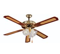 Kooper 2172386 Ventilatore da Soffitto Windy con 5 Pale, 65 Watt, Marrone