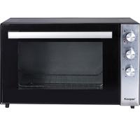 Kooper Forno Elettrico Fornetto Ventilato Capacit 70 Litri, Potenza 2500 Watt con Teglia, Griglia e Pinza, colore Nero e Acciaio - 9313659