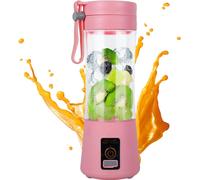 Kooper FruitMixer Frullatore portatile ricaricabile 380 ML 6 Lame in Acciaio Blocco Lame Cavo Incluso