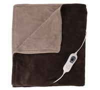 Kooper Termocoperta Plaid Elettrico Riscaldabile 1 Piazza e Mezzo 120X160 cm Potenza 120 Watt colore Marrone - 5913176