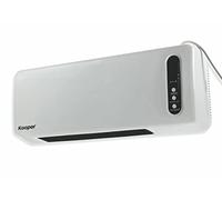 Kooper Termoventilatore ceramico a Parete con Telecomando 3 funzioni e Timer 2000W Aerosplit