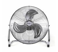 Kooper Ventilatore alta velocità in acciaio, 3 velocità 100 W, silver