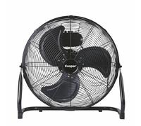 Kooper Ventilatore alta velocità in acciaio, 3 velocità 70 W, nero