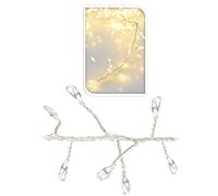 Koopman International b.v. GHIRLANDA 100 MICROLED LINEARI LUCI BIANCO CALDO A BATTERIA