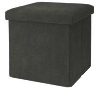Koopman Set 4x Pouf 38x38x38 cm Grigio Polsterhocker