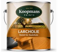 Koopmans - Olio per legno di larcholia, 2,5 l, per legno di conifera e legno termico, protezione del legno, resistente alle intemperie, impregnazione profonda