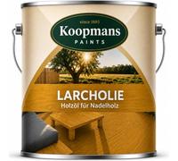 Koopmans - Olio per legno di larcholia, rovere chiaro, 2,5 l, per legno di conifera e legno termico, protezione del legno, resistente alle intemperie, impregnazione profonda
