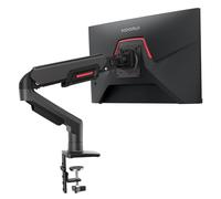 KOORUI Supporto per Monitor a Molla a Gas per Schermo di Computer da 17 - 32 Pollici Piatto e Curvo, VESA 75 & 100 mm, Altezza Regolabile con Inclinazioni, Girevole, Rotante, Peso Max 2-9KG