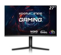KOORUI Display PC Gaming 27 144 Hz, Risoluzione WQHD (2560 x 1440), 1MS, Display Port & 2X HDMI, FreeSync Compatible, Nero