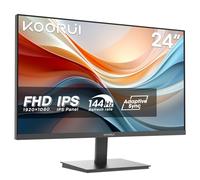KOORUI E2411K Monitor PC 24 pollici, Full HD IPS 144HZ, 5ms, 1920x1080, Schermo PC HDMI1.4 e VGA, VESA 100x100 mm, Adaptive Sync, Inclinazione Regolabile, Pannello ultra Sottile