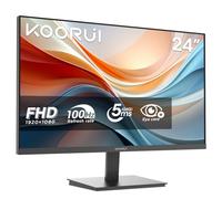 KOORUI E2412F Monitor PC 24 pollici, Full HD VA 100HZ, 5ms, 1920x1080, Schermo PC HDMI1.4 e VGA, VESA 100x100 mm, Adaptive Sync, Inclinazione Regolabile, Pannello ultra Sottile