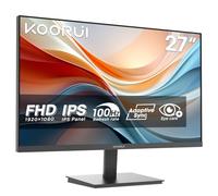 KOORUI E2711F Monitor PC 27 pollici, Full HD IPS 100HZ, 5ms, 1920x1080, Schermo PC HDMI1.4 e VGA, VESA 100x100 mm, Adaptive Sync, Inclinazione Regolabile, Pannello ultra Sottile