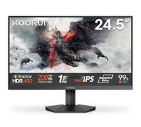 KOORUI G2511P 25 Pollici Gaming Monitor, Full HD 1080p, IPS, 200Hz, 1ms, HDMI(2.0)*2, Adaptive Sync, VESA (75mm*75mm) Compatibile, Eye Care, Inclinazione Regolabile