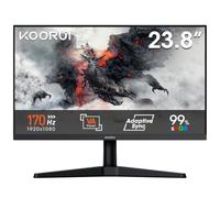 KOORUI Gaming Monitor 24" 170Hz PC Schermo FHD Adaptive Sync, HDMI 1.4