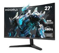 KOORUI Monitor Gaming 27 Pollici Curvo 180Hz QHD 1ms Adaptive Sync HDMI/DP