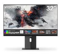 KOORUI S3241XO 32 Pollici Gaming Monitor, UHD 2160p Computer Monitors 4k, QD-OLED, UHD 240Hz, 0.03ms, HDMI(2.0)*2, Sync Adaptive, VESA (100mm*100mm), Eye Care, Inclinazione Regolabile, Girevole