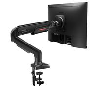 KOORUI Supporto per Monitor a Molla a Gas per Schermo di Computer da 17 - 32 Pollici Piatto e Curvo, VESA 75 & 100 mm, Altezza Regolabile con Inclinazioni, Girevole, Rotante, Peso Max 2-9KG