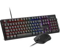 KOORUI Tastiera da gioco MKC02 104Keys nero blu