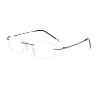 KOOSUFA Titan Occhiali da lettura senza montatura con filtro luce blu per uomo e donna Ultra leggeri senza cornice Occhiali da lettura Occhiali da lavoro Occhiali anti-fatica con spessore 0,0, 0.0