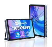 KOOTIGERS Mini PC N150 12GB RAM DDR5 256GB SSD Windows 11 Pro Desktop Computer con schermo LCD, 4K @ 60Hz Dual 2.5GbE LAN, Full-Featured USB-C WiFi 6 BT5.2 HDMI Desktop