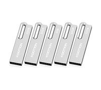 KOOTION 5 Pezzi Chiavetta USB 32GB USB 2.0 Pennetta USB Piccolo e Leggero Pen Drive USB 5 Pack Metallo Pen Drive 32GB Con foro per la Chiave Para Ordenador/TV/Coche/Player, ect