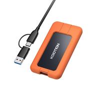 KOOTION SSD Portatile 512 GB USB-C fino a 2000 MB/s SSD Esterno USB 3.2 Unità a Stato Solido Portatile USB 3.2 Gen 2x2 con Custodia Protettiva Unità a Stato Solido Esterna Type-C per PC/Mac