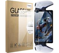 KOOWOD Pellicola protettiva compatibile con PlayStation Portal Remote Player, confezione da 2 pellicole in vetro temperato con durezza 9H, antigraffio, pellicola per schermo PS5, senza bolle,