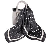 KOOYOL Sciarpe Seta-Sciarpa di Seta Quadrata Scialli di Raso Bandane Leggero Elegante Donna Fazzoletti da collo Protezione Solare Quattro Stagioni