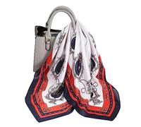 KOOYOL Sciarpe Seta-Sciarpa di Seta Quadrata Scialli di Raso Bandane Leggero Elegante Donna Fazzoletti da collo Protezione Solare Quattro Stagioni