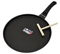 Kopf Crepes pan Marra (alluminio fuso, 28 cm, rivestimento ILAG, induzione) incl. spargitore di pastella