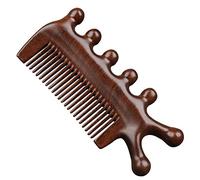 Kopida Pettine per massaggi 3 in 1, multifunzione, per massaggi meridiani, gua sha, per raschiare cuoio capelluto, massaggiatore per testa, collo, mani e gambe