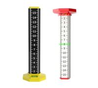 Kopinma 2 Righelli per L'Altezza Delle Piastrelle del Soffitto e del Pavimento, Righello di Misurazione con Base Magnetica, Righello di Misurazione, Controsoffitto