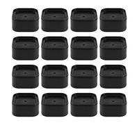 Kopinma Rialzi per mobili, rialzi per letto regolabili, 3,5 cm, impilabili, robusti rialzi per letto quadrati, 16 pezzi, durevole, facile da usare, ca. 7 x 7 x 3,5 cm