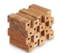 Kopinma Set di 20 penne in legno forate da 7 mm, kit per tornitura del legno per progetti artigianali, facile da intagliare, blocchi di legno per fai da te e creazione di penne