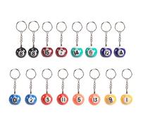 Kopinma Set di da Biliardo colorato, 16 Pezzi, Mini con Modelli da Biliardo e Palline, Accessori di Alta qualità per Gli Appassionati di Biliardo