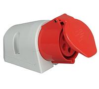 Kopp 102000005 CEE Presa a muro 5 poli 32 A 400 V Rosso