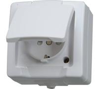 Kopp 107802006 Interruttore per ambienti umidi Presa schuko Bianco 1 pz.