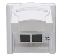 Kopp 109902001 Blue Electric-Alloggiamento Vuoto per Ambienti umidi, Colore: Bianco Artico