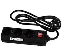 Kopp 129715009, Ciabatta multipresa a 3 vie con interruttore luminoso