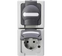 Kopp 131456008 1 pezzo Interruttore per ambienti umidi Completo Presa schuko