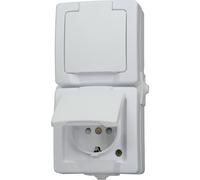 Kopp 136902009 Interruttore per ambienti umidi Presa doppia 1 pz.