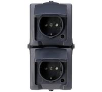Kopp 136915009 Interruttore per ambienti umidi Presa con coperchio ribaltabile