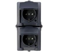 Kopp 136915009 interruttore per ambienti umidi nautic antracite