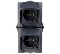 Kopp 136915009 interruttore per ambienti umidi nautic antracite
