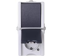 Kopp 139356003 1 pezzo Interruttore per ambienti umidi Completo Combinazione