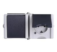 Kopp 139456006 1 pezzo Interruttore per ambienti umidi Completo Combinazione