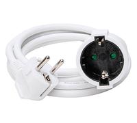 Kopp 143101015 - Prolunga con presa Schuko, 2 m, colore: Bianco