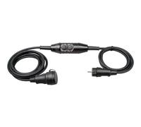 Kopp 1438.0001.5 Prolunga con protezione personale PRCD-S 230 V Nero IP44