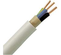 Kopp 150810841 - Portacavi rigido NYM-J, 3 x 15 mm², 10 m, colore: Grigio
